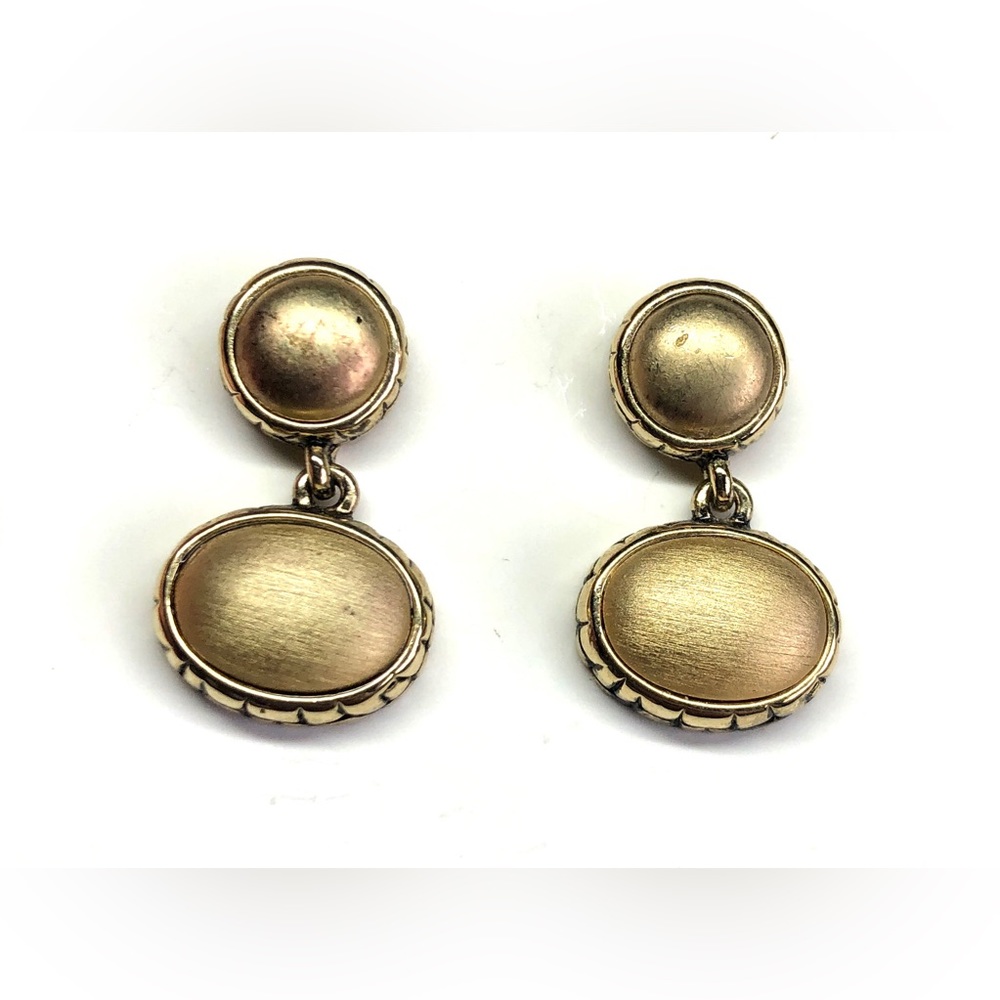 Liz Claiborne Gold Tone Enamel & Backing